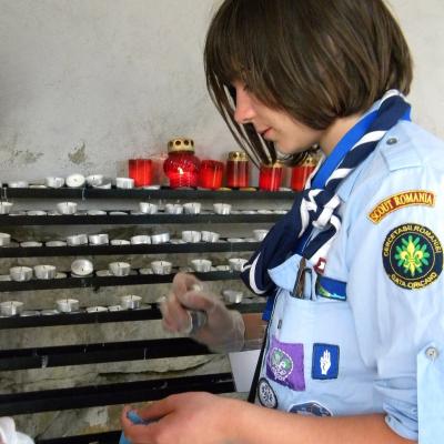 15-16 august: Cacica: Ultima zi de pelerinaj pentru tinerii voluntari