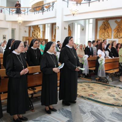 18 august: Târgu Ocna: Profesiunea perpetuă a sorei Maria Monica Butacu