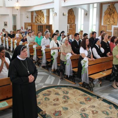 18 august: Târgu Ocna: Profesiunea perpetuă a sorei Maria Monica Butacu