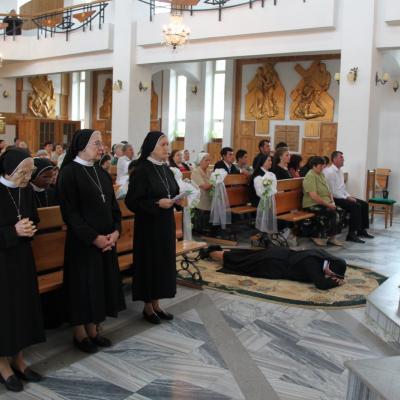 18 august: Târgu Ocna: Profesiunea perpetuă a sorei Maria Monica Butacu