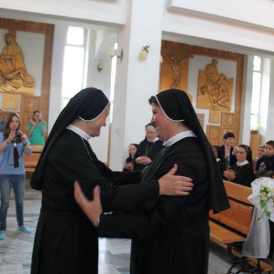 18 august: Târgu Ocna: Profesiunea perpetuă a sorei Maria Monica Butacu