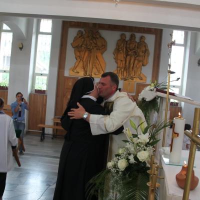 18 august: Târgu Ocna: Profesiunea perpetuă a sorei Maria Monica Butacu