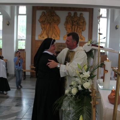 18 august: Târgu Ocna: Profesiunea perpetuă a sorei Maria Monica Butacu