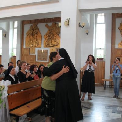 18 august: Târgu Ocna: Profesiunea perpetuă a sorei Maria Monica Butacu
