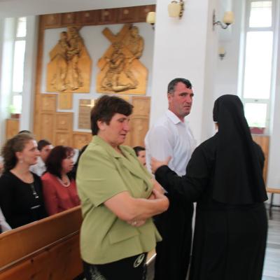 18 august: Târgu Ocna: Profesiunea perpetuă a sorei Maria Monica Butacu