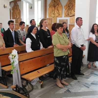 18 august: Târgu Ocna: Profesiunea perpetuă a sorei Maria Monica Butacu