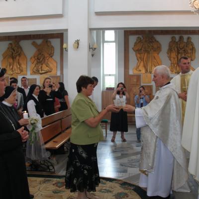 18 august: Târgu Ocna: Profesiunea perpetuă a sorei Maria Monica Butacu