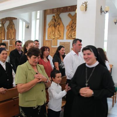 18 august: Târgu Ocna: Profesiunea perpetuă a sorei Maria Monica Butacu