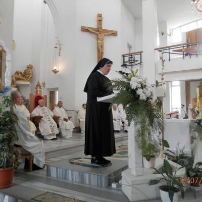 18 august: Târgu Ocna: Profesiunea perpetuă a sorei Maria Monica Butacu