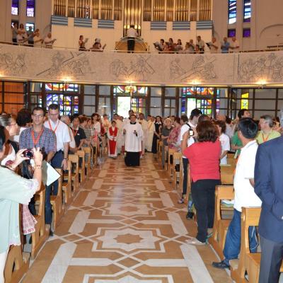 22 august: Iaşi: FIAC la hramul noii catedrale, "Sfânta Fecioară Maria, Regină"