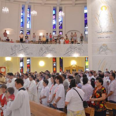 22 august: Iaşi: FIAC la hramul noii catedrale, "Sfânta Fecioară Maria, Regină"