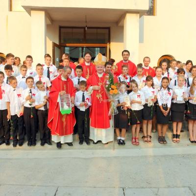 26 august: Sprânceana: Conferirea sacramentului sfântului Mir