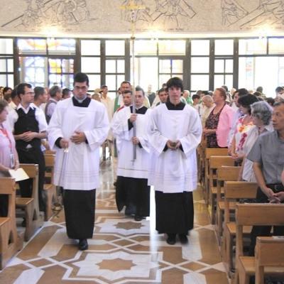 26 august: Iaşi (FIAC): Sfânta Liturghie prezidată de Eminenţa Sa card. Salvatore de Giorgi