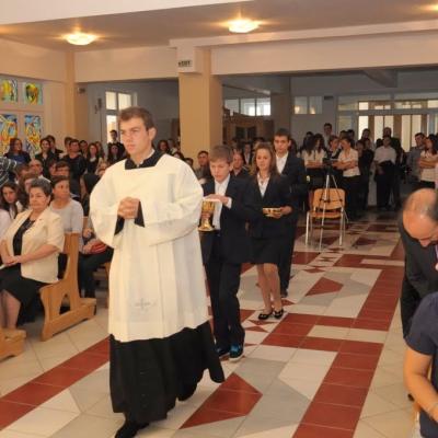 17 septembrie: Bacău: Deschiderea anului şcolar la Colegiul Naţional Catolic "Sfântul Iosif"