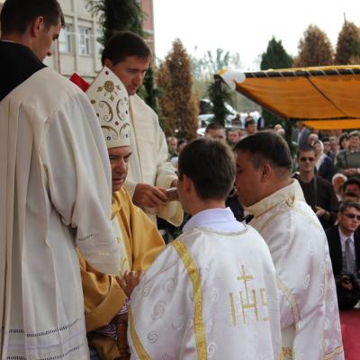 4 octombrie: Roman: Sfinţire de diaconi la Institutul Teologic Romano-Catolic Franciscan