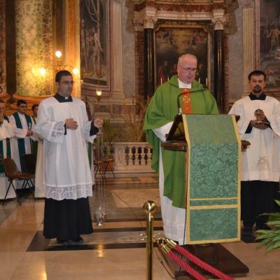 7 octombrie: Roma: Episcopul Petru Gherghel printre români