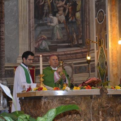 7 octombrie: Roma: Episcopul Petru Gherghel printre români