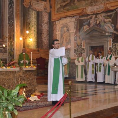 7 octombrie: Roma: Episcopul Petru Gherghel printre români