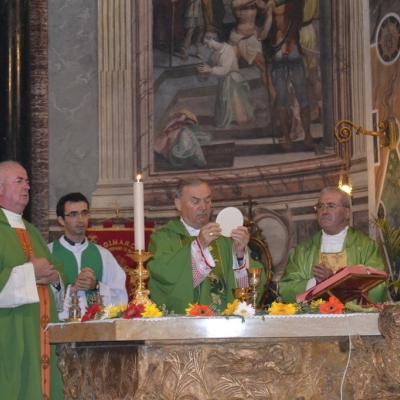 7 octombrie: Roma: Episcopul Petru Gherghel printre români