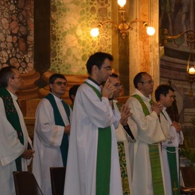 7 octombrie: Roma: Episcopul Petru Gherghel printre români