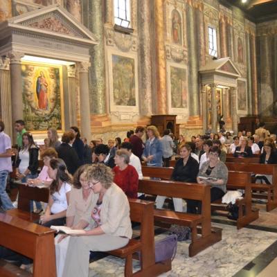 7 octombrie: Roma: Episcopul Petru Gherghel printre români