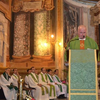 7 octombrie: Roma: Episcopul Petru Gherghel printre români