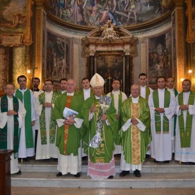 7 octombrie: Roma: Episcopul Petru Gherghel printre români
