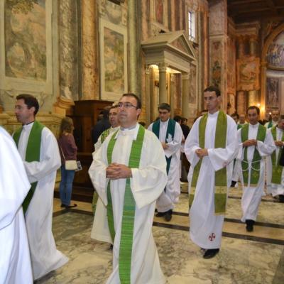 7 octombrie: Roma: Episcopul Petru Gherghel printre români