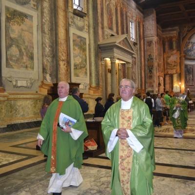7 octombrie: Roma: Episcopul Petru Gherghel printre români