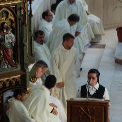 7 octombrie: Cacica: Pelerinajul persoanelor consacrate la sanctuarul Maicii Domnului (II)