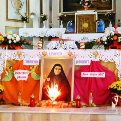 20 octombrie: Oţeleni: Sărbătoarea sfintei Maria Bertilla