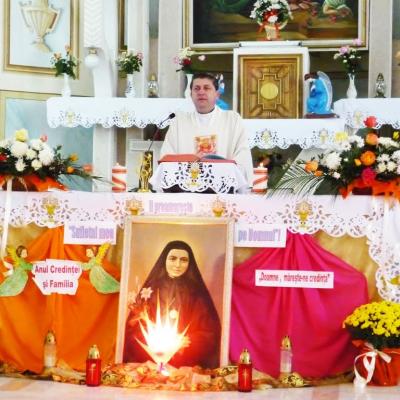 20 octombrie: Oţeleni: Sărbătoarea sfintei Maria Bertilla
