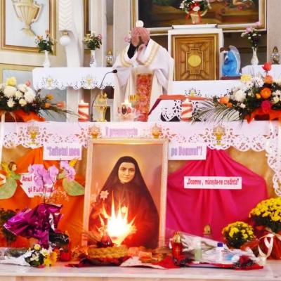 20 octombrie: Oţeleni: Sărbătoarea sfintei Maria Bertilla