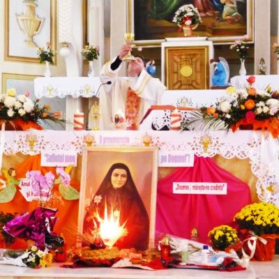 20 octombrie: Oţeleni: Sărbătoarea sfintei Maria Bertilla