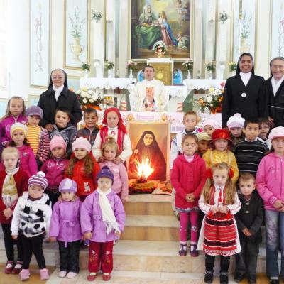 20 octombrie: Oţeleni: Sărbătoarea sfintei Maria Bertilla