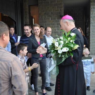 21 octombrie: Cesano: "Fiţi o familie unită!" - Vizita pastorală a PS Petru Gherghel