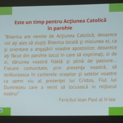 16-18 noiembrie: Luncani: Curs de formare pentru preşedinţii parohiali ai Acţiunii Catolice