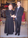 Card. Tettamanzi si pr. Mititelu