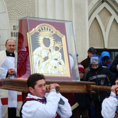 13-16 decembrie: Gioseni: Peregrinatio Mariae