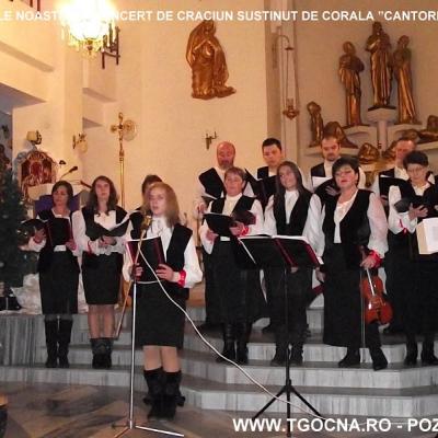 16 decembrie: Târgu Ocna: Concert de Crăciun al Coralei "Cantores Animae"