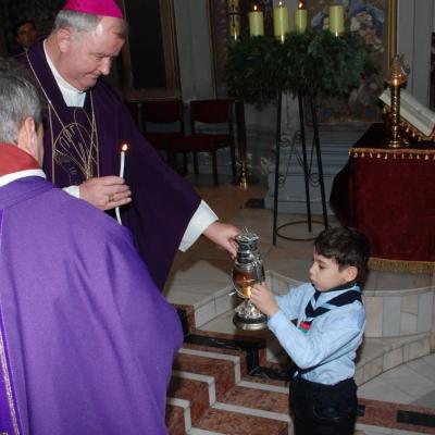 22 decembrie: Iaşi: Celebrarea dedicată Luminii păcii de la Betleem