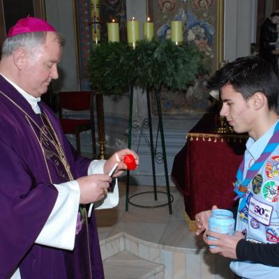 22 decembrie: Iaşi: Celebrarea dedicată Luminii păcii de la Betleem