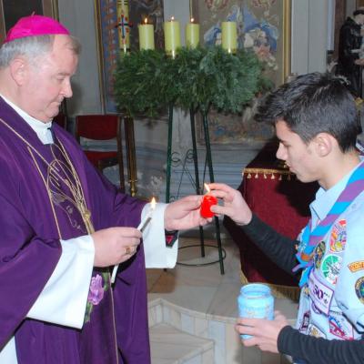 22 decembrie: Iaşi: Celebrarea dedicată Luminii păcii de la Betleem