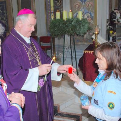 22 decembrie: Iaşi: Celebrarea dedicată Luminii păcii de la Betleem