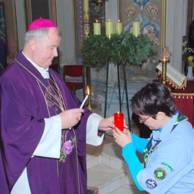 22 decembrie: Iaşi: Celebrarea dedicată Luminii păcii de la Betleem