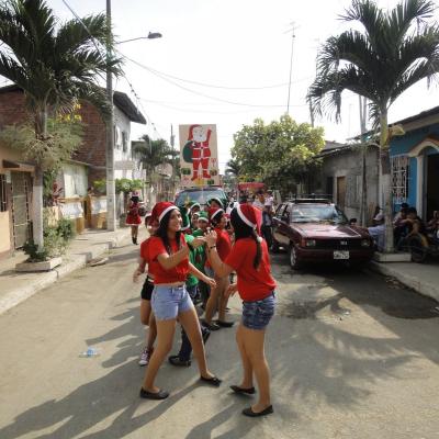 23 decembrie: Ecuador: Festival de Crăciun în Parohia Romano-Catolica "Sfântul Bartolomeu" din Palestina, provincia Guayas