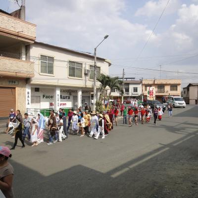 23 decembrie: Ecuador: Festival de Crăciun în Parohia Romano-Catolica "Sfântul Bartolomeu" din Palestina, provincia Guayas