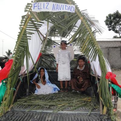 23 decembrie: Ecuador: Festival de Crăciun în Parohia Romano-Catolica "Sfântul Bartolomeu" din Palestina, provincia Guayas