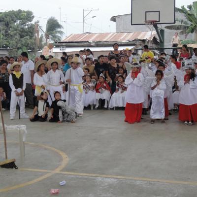 23 decembrie: Ecuador: Festival de Crăciun în Parohia Romano-Catolica "Sfântul Bartolomeu" din Palestina, provincia Guayas