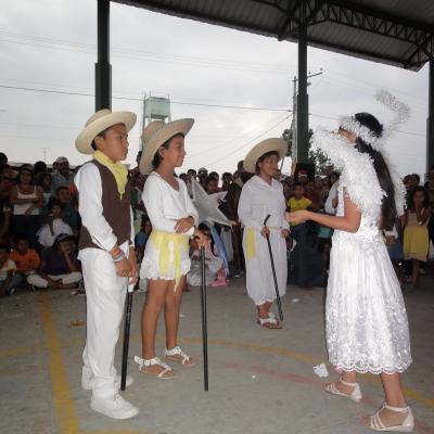 23 decembrie: Ecuador: Festival de Crăciun în Parohia Romano-Catolica "Sfântul Bartolomeu" din Palestina, provincia Guayas